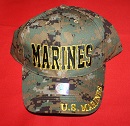 Baseball Cap USMC Green Camo