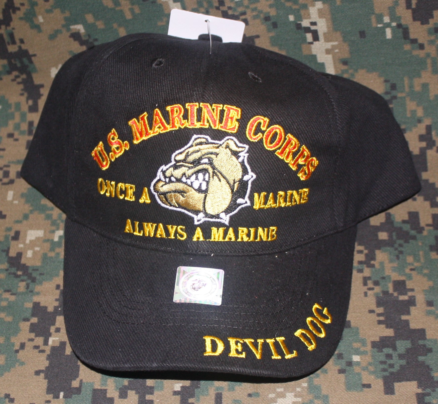 Baseball Cap USMC Devil Dog