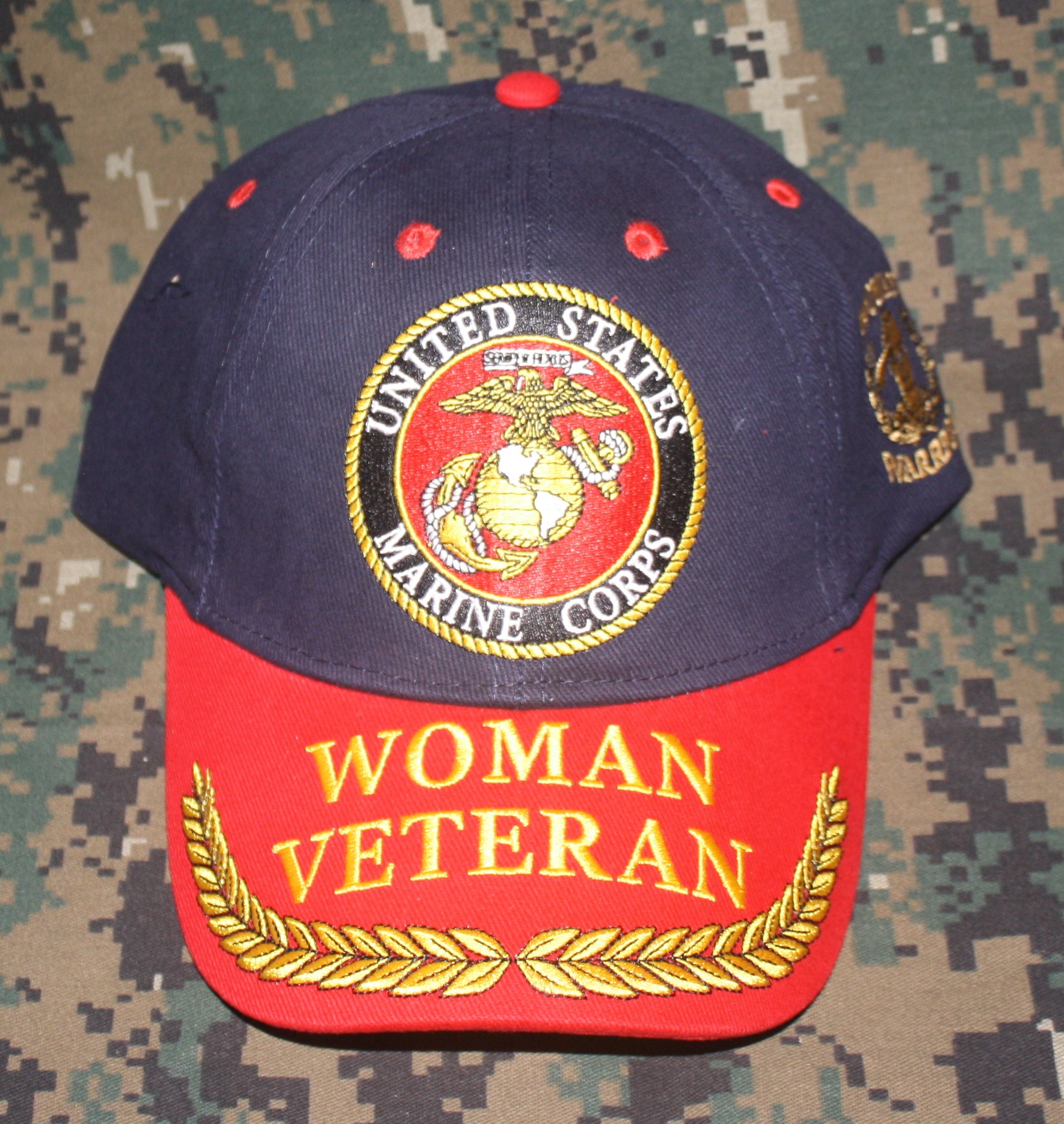 Baseball Cap Woman Veteran