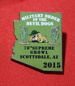 Arizona 76th Growl Pin