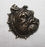 Brass Bulldog Head